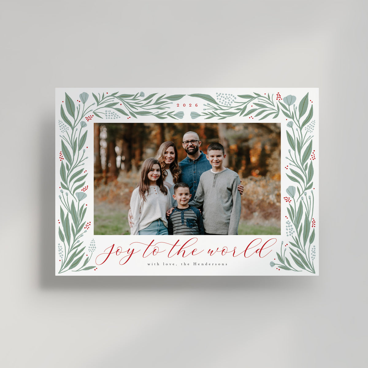 Festive Greenery Border