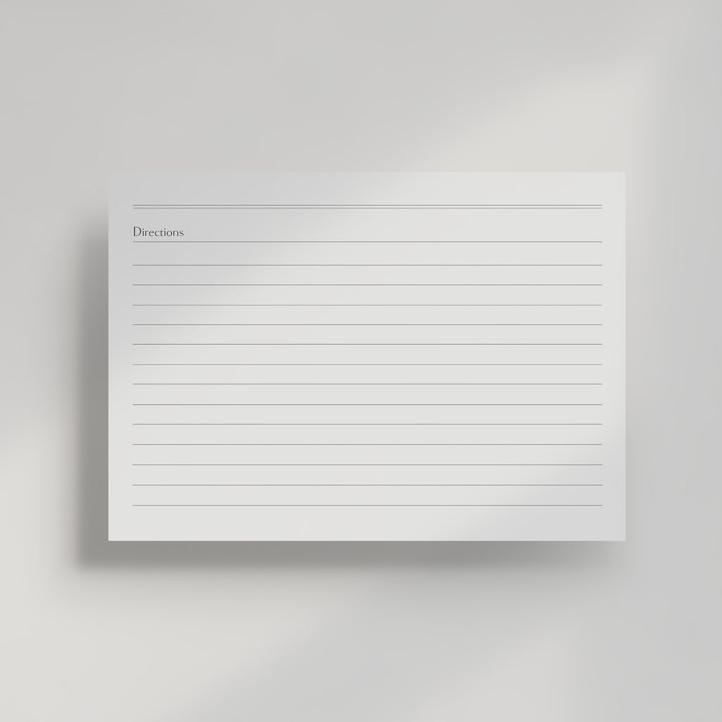 Simple Recipe Card