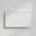 Simple Recipe Card
