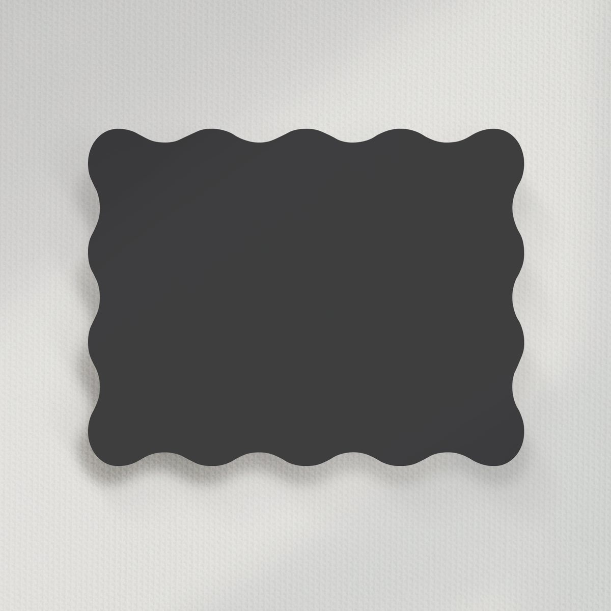 Modern Serif Wavy Notecard