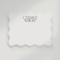 Modern Serif Wavy Notecard