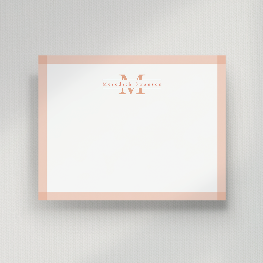 Monogram Classic Notecard