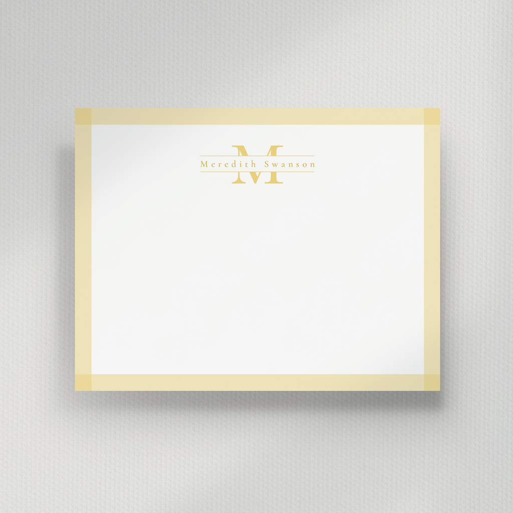 Monogram Classic Notecard