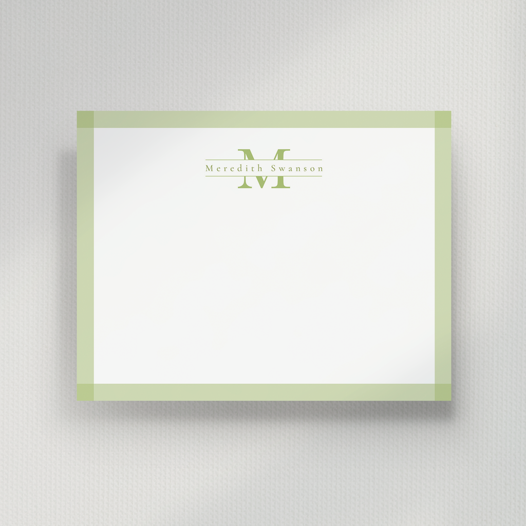 Monogram Classic Notecard