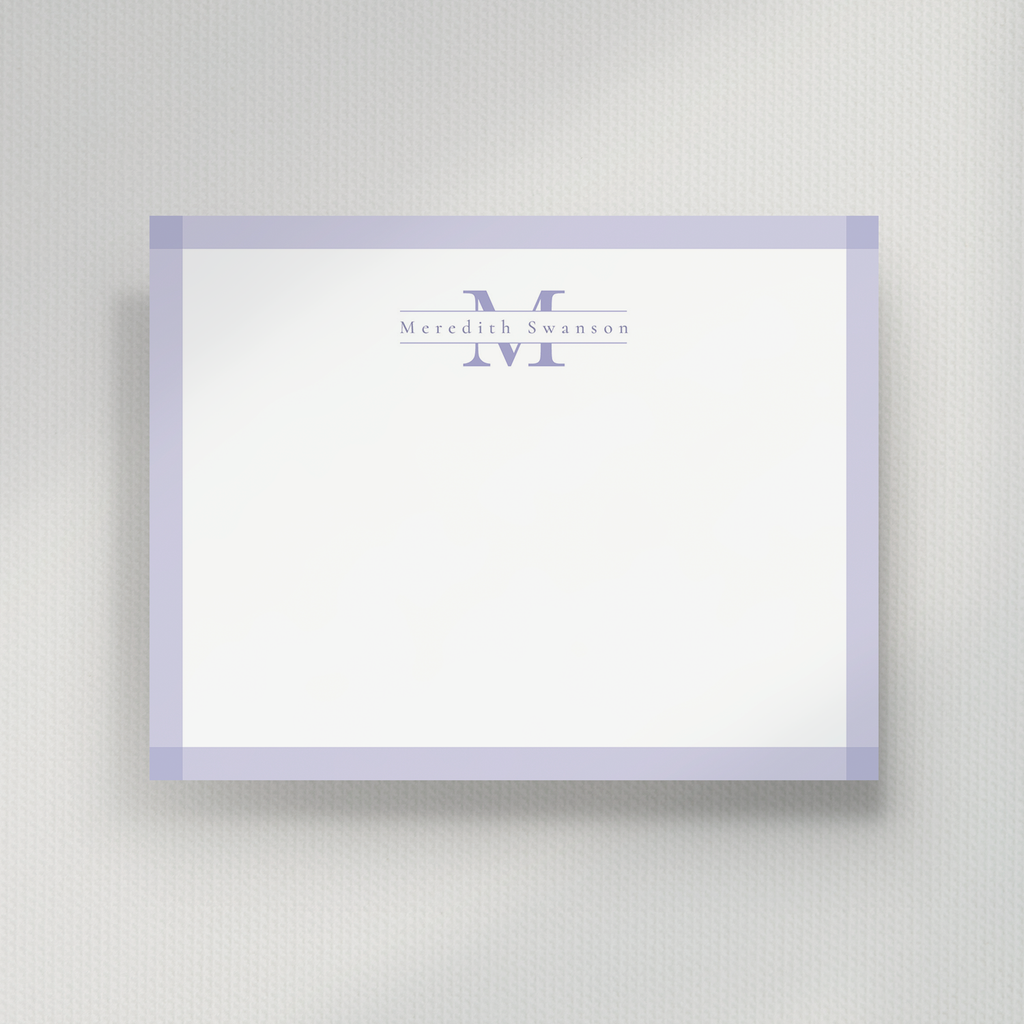 Monogram Classic Notecard
