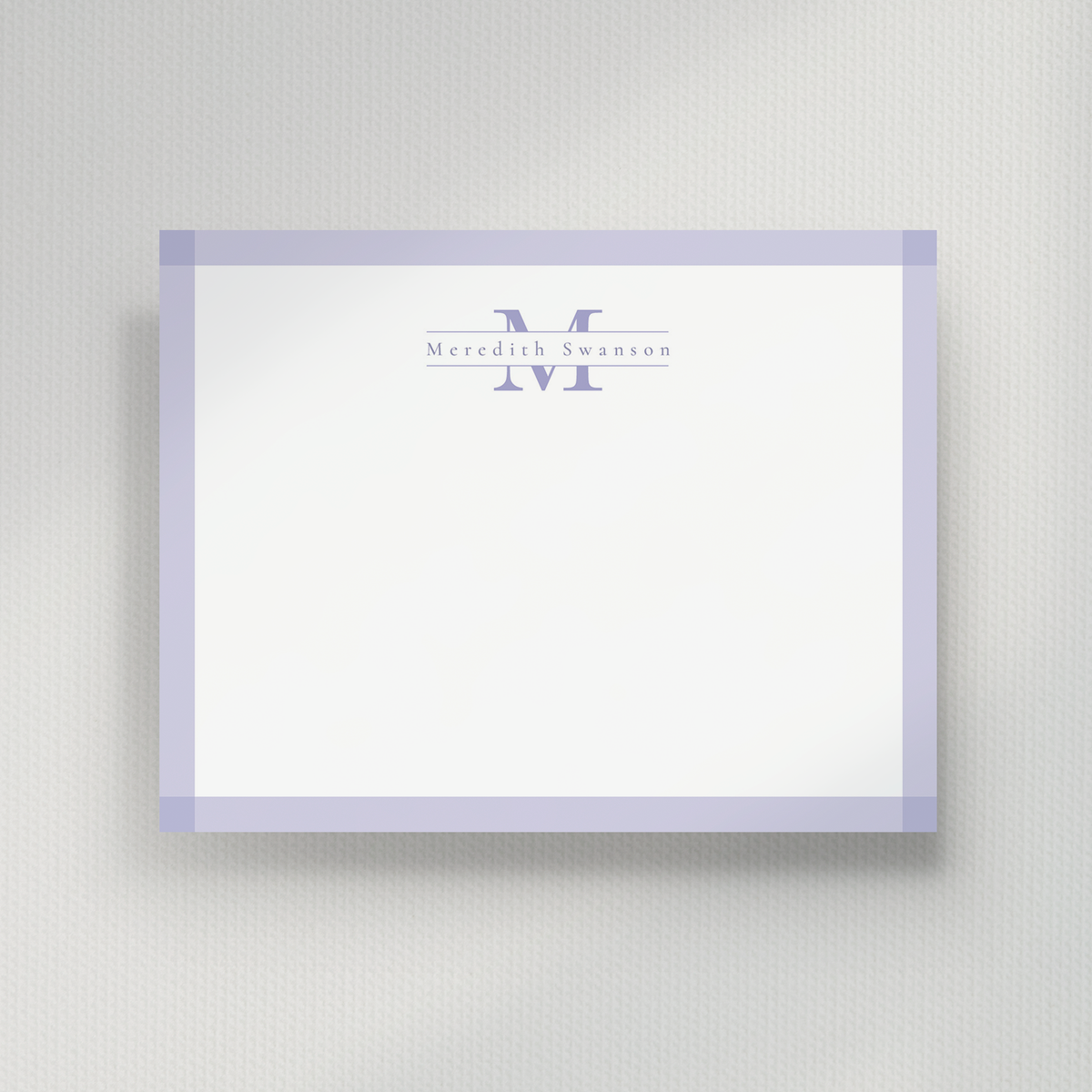Monogram Classic Notecard