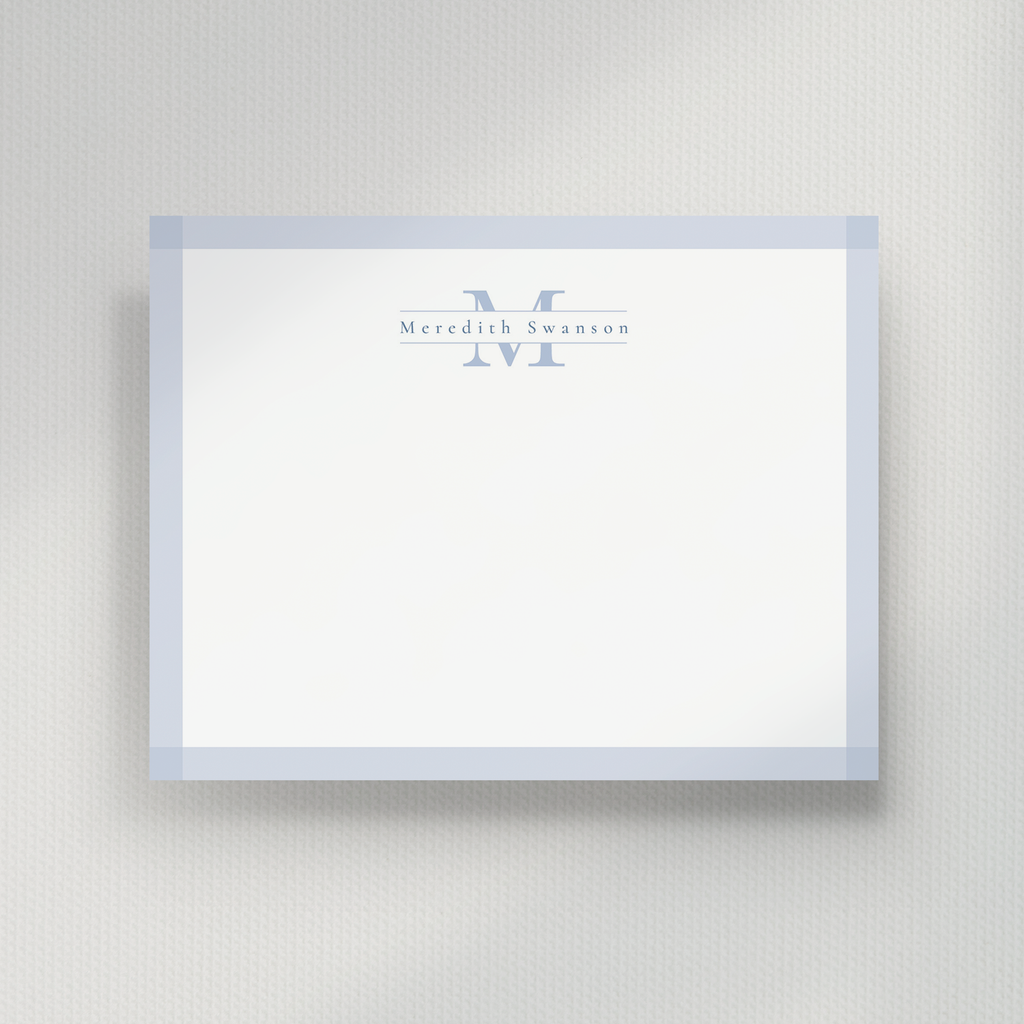 Monogram Classic Notecard